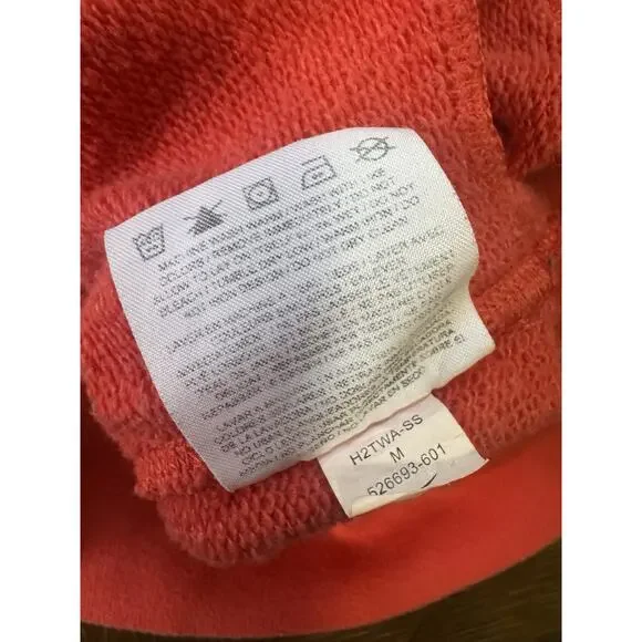 Nike Running Hoodie Women’s Size M Orange Long Cross Zip - Picture 7 of 10